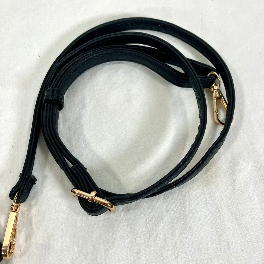 Kate Spade New York Highland Place Mini Maria Black Pebble Leather Crossbody Bag